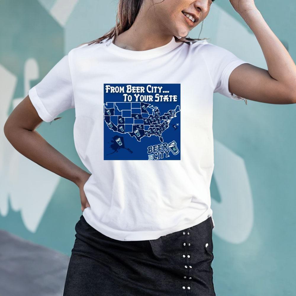From Beer City To Your State Beer City Est 1994 Tshirt